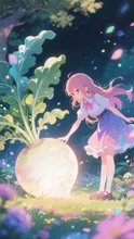 精霊の庭のやさしいかぶ