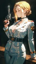 凛々しいミリタリーガール·凛と構える、戦場の華 の投稿作品