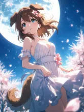 そらがきれい — 満月イラストのAIイラスト|SUPPART