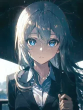 雨のOL