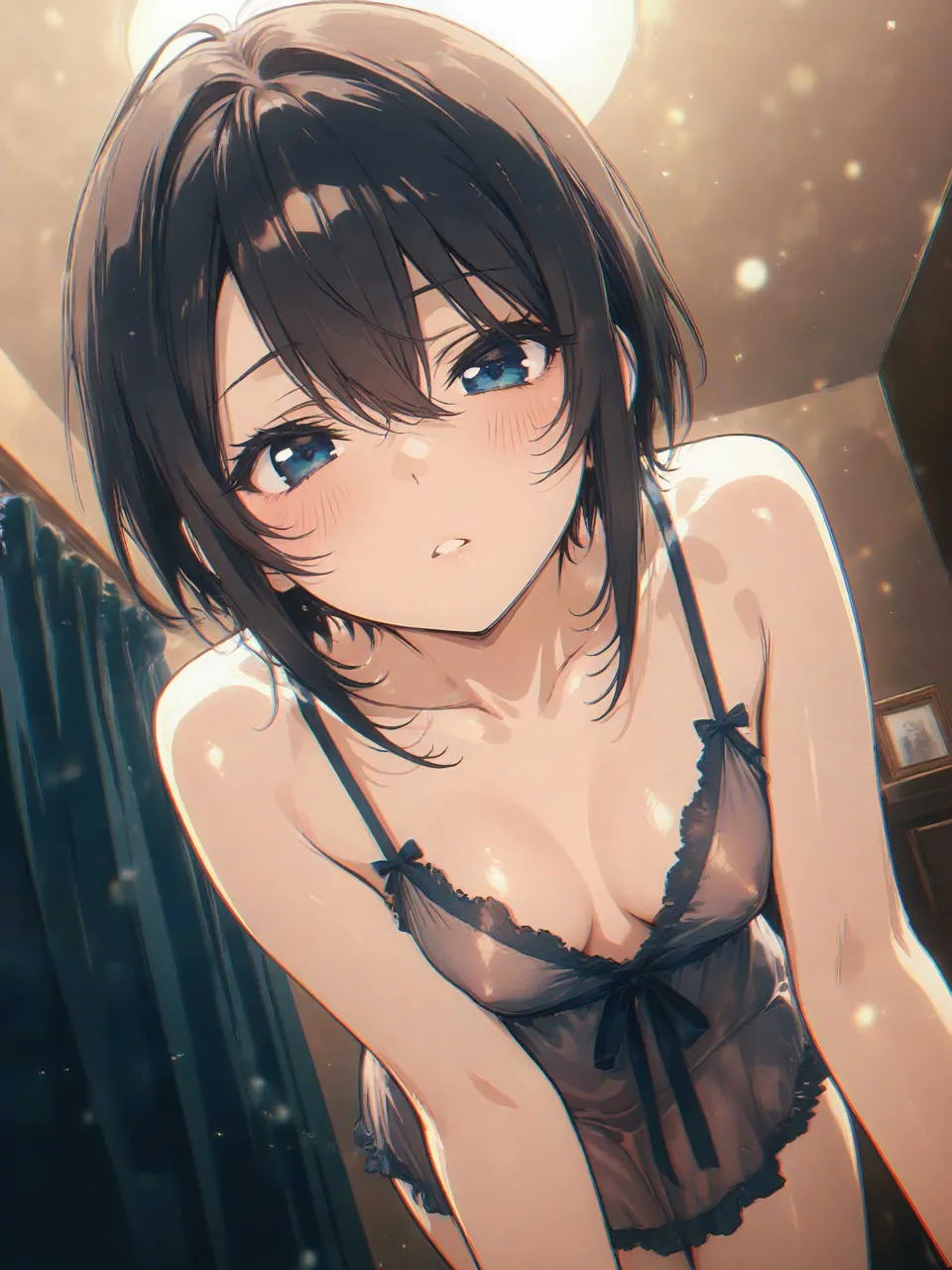 ネグリジェの彼女