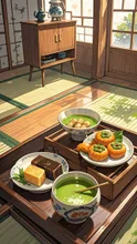 秋の茶道部