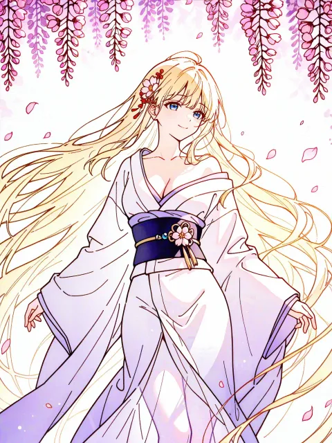 This depicts the moment when - 単衣の肩