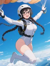 「穂蔵　灯子(ほのぐら　とうこ)」スカイダイビングをする