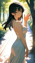 白ワンピ·夏の木漏れ日 の投稿作品