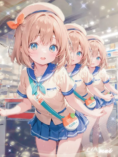 【飛び出す店員さん♡】