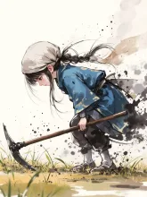 ただ、地面を掘り、語り合う