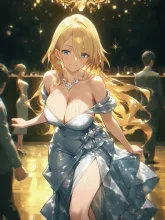 ドレス衣装の美女2