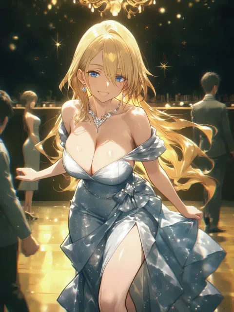 ドレス衣装の美女2
