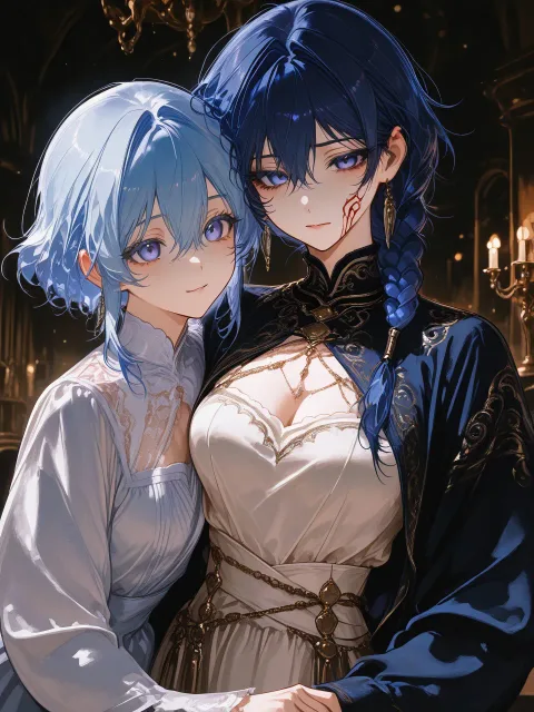 紅黒ノワール, 幻月重光極 - 聖女 vs 悪役令嬢 / 林檎ぱい