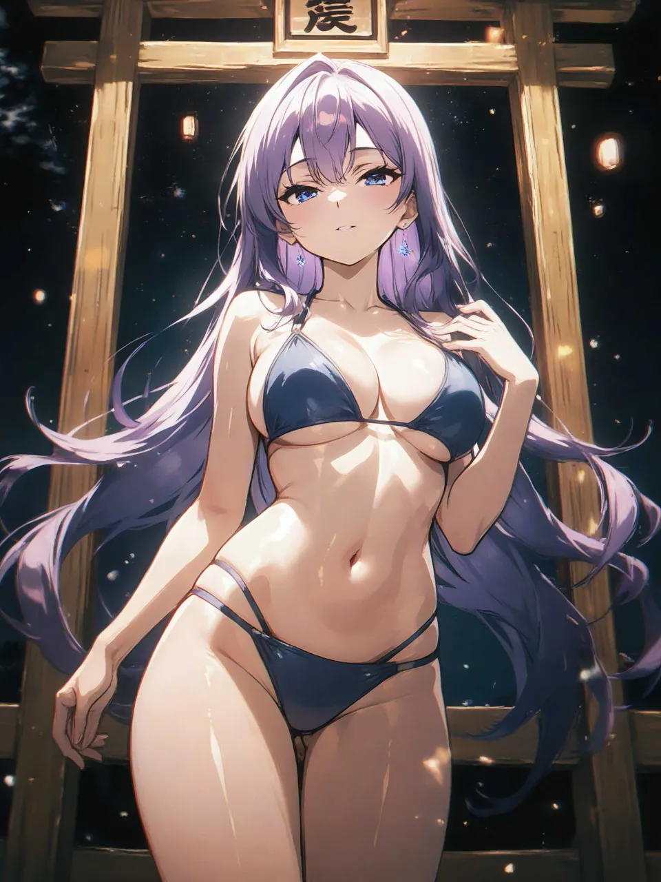 女狐じゃなく普通のビキニ女子になったった😁