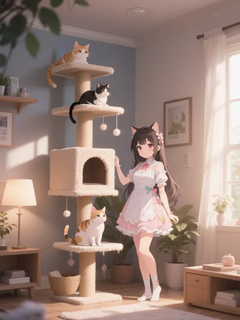 ねこと少女