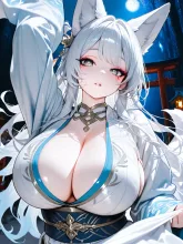 私の舞、見て？ — 狐娘・狐耳のAIイラスト｜SUPPART