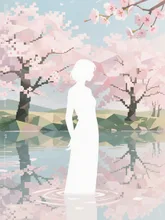 水面の春