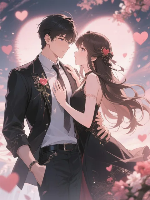 イケメン美男子と美女が恋の予感 - 胸ドキ恋予感♡♡