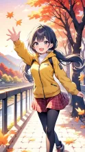 D　紅葉彩る — サトリさんのAIイラスト