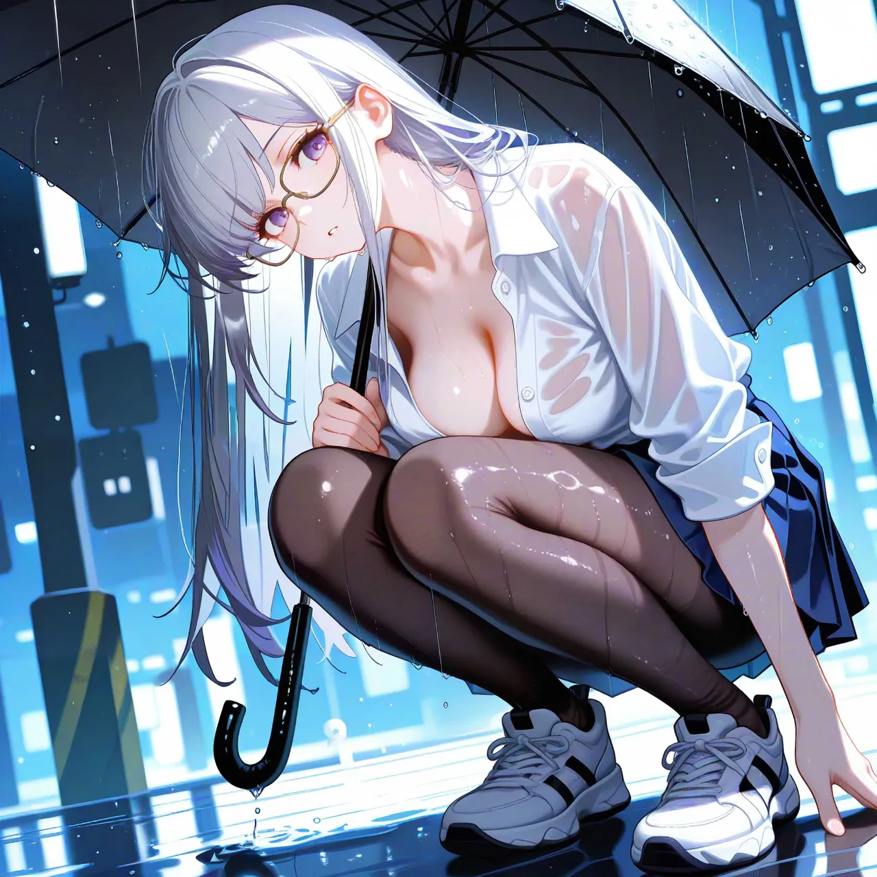 傘、役に立たなかったね