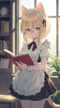 メイドニャン🤍ྀི — アダ🥞さんのAIイラスト