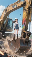 巨大ショベルカー