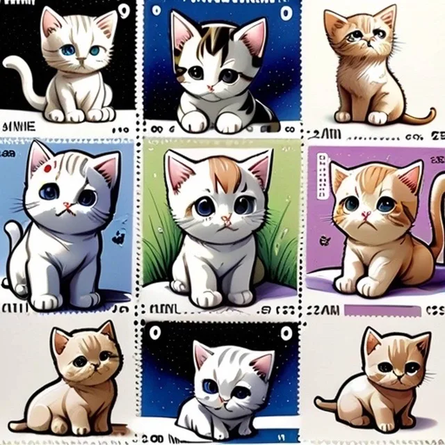 9コマ子猫