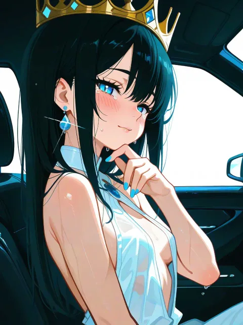 何で王冠なの❓ꉂꉂ(ᵔᗜᵔ*)あははは!