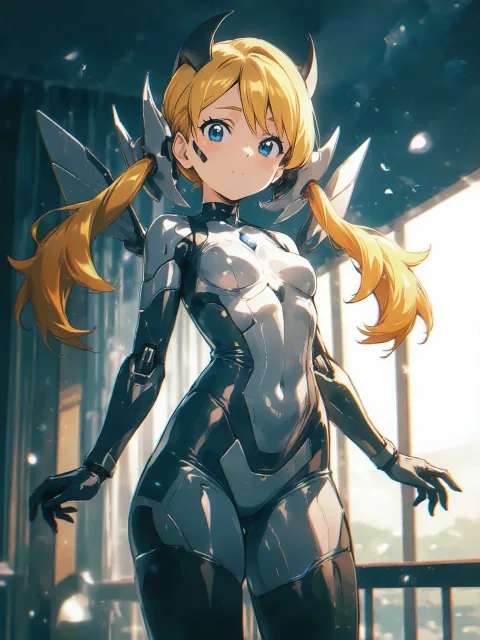 サイバー機甲ツインテール少女