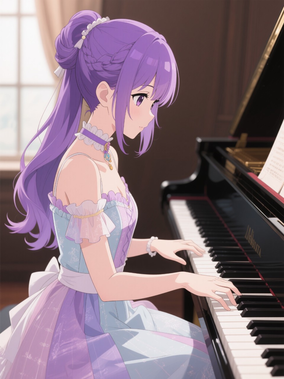 ピアノが上手くなるといいな…☺️ — RIONさんのAIイラスト