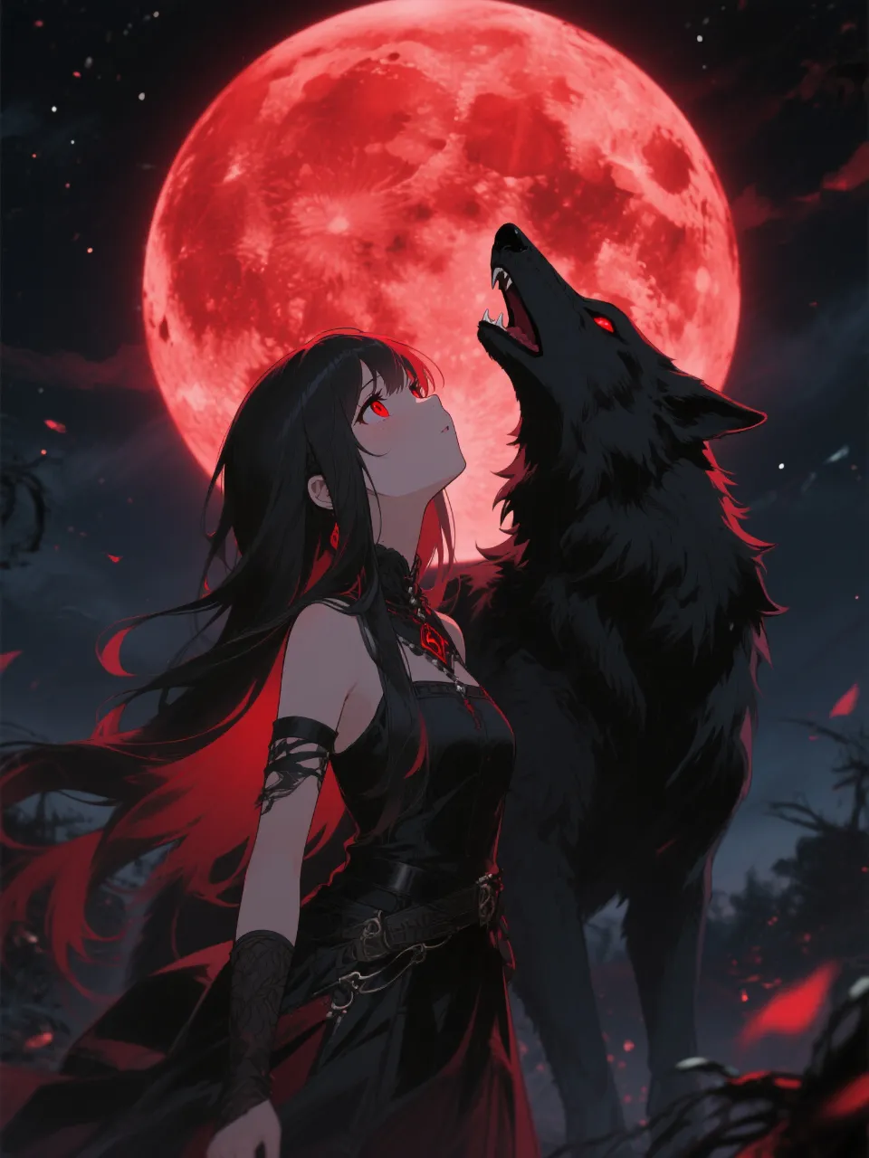 月に吠える夜