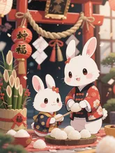 ２人でお餅作り✨