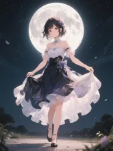 ドレスのすそが揺れる·今宵チャレンジ の投稿作品