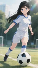 黒髪娘💕サッカー部❤️