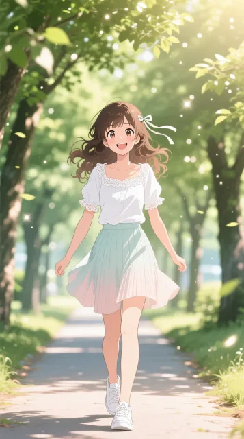S 木漏れ日の中で、君は笑う