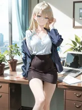 秘書 vs 受付嬢·頼むのはどっち の投稿作品
