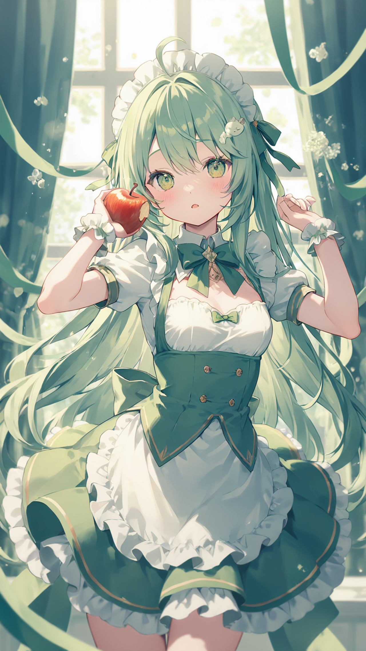 毒リンゴイメージの少女