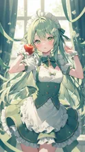 毒リンゴイメージの少女