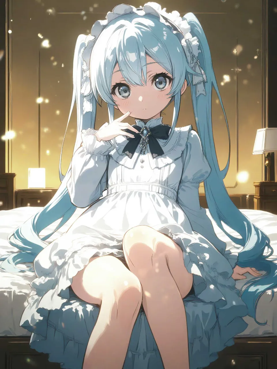 天使界隈？みたいな女の子 — さばみそ✞꒰ঌ🖤໒꒱✞さんのAIイラスト