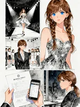 一方yuiはアイドルをしながらモデルであり