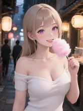 綿菓子の陽子。