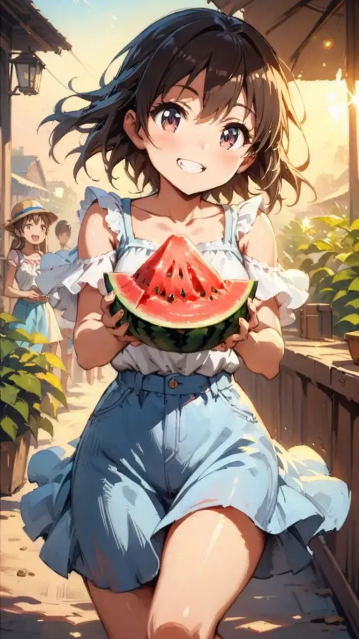 E　夏色スマイル、いただきマス