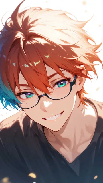 メガネの男の子