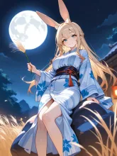 月の兎娘·餅をつく手 の投稿作品