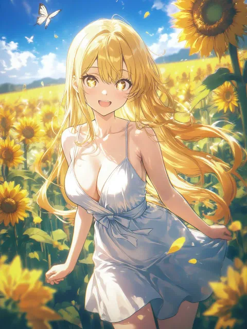 ひまわりのAIイラスト - SUPPART