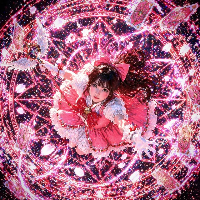 魔法少女の変身 ✨ - のんぴこ