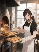 朝焼けのパン屋さん②