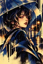 雨越しの視線-A Gaze Through the Rain