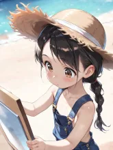 珠江「ひまわり畑の時の写真…ﾁﾗﾘしてる……」