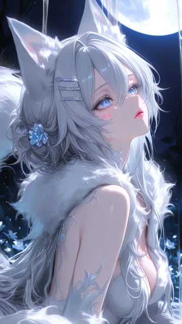 満月の夜に