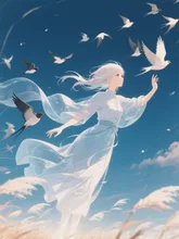 渡り鳥を助ける精霊達