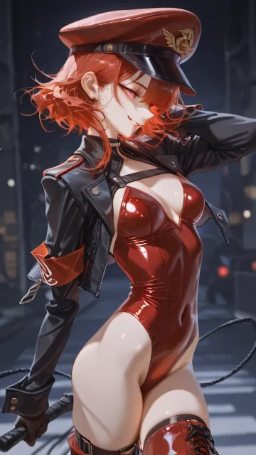a female officer from an evil… - 悪の女幹部