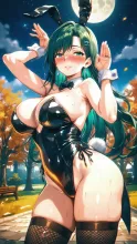 🌕🐰 — 茅乃さんのAIイラスト